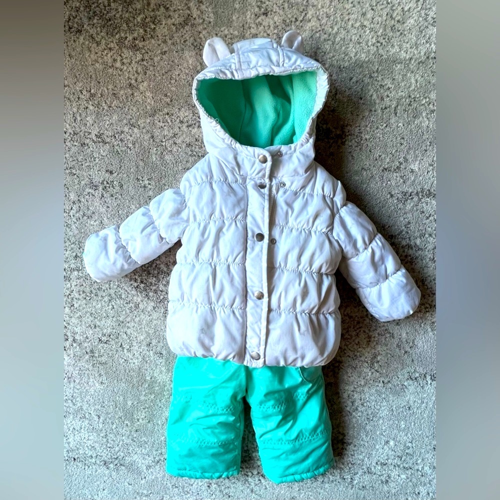 Baby 12 Months Warm Winter Jacket and Snowpants